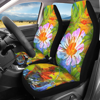 Petunia Flower Car Seat Covers - Thin version