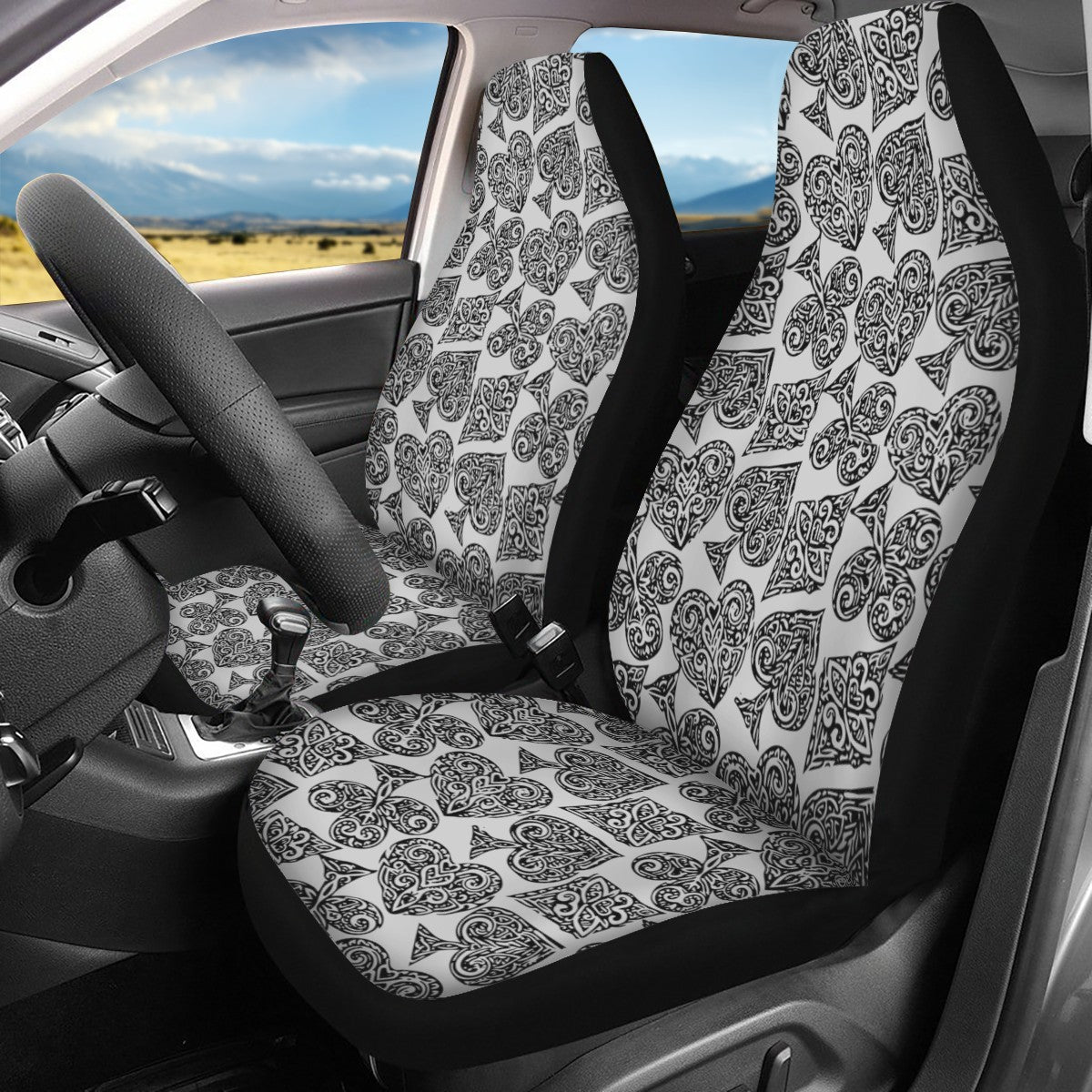 Poker Car Seat Covers - Thin version - Luxtrini, LLC