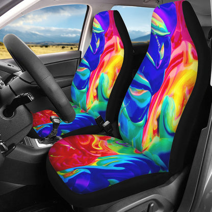 Rainbow Pride | Gay Pride | LGBTQ Pride | Confusion Car Seat Covers - Thin version