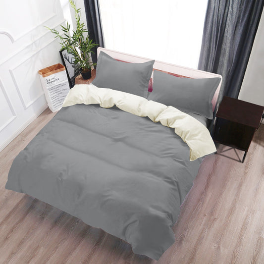 3 Pcs Beddings - Basic Gray - Luxtrini, LLC