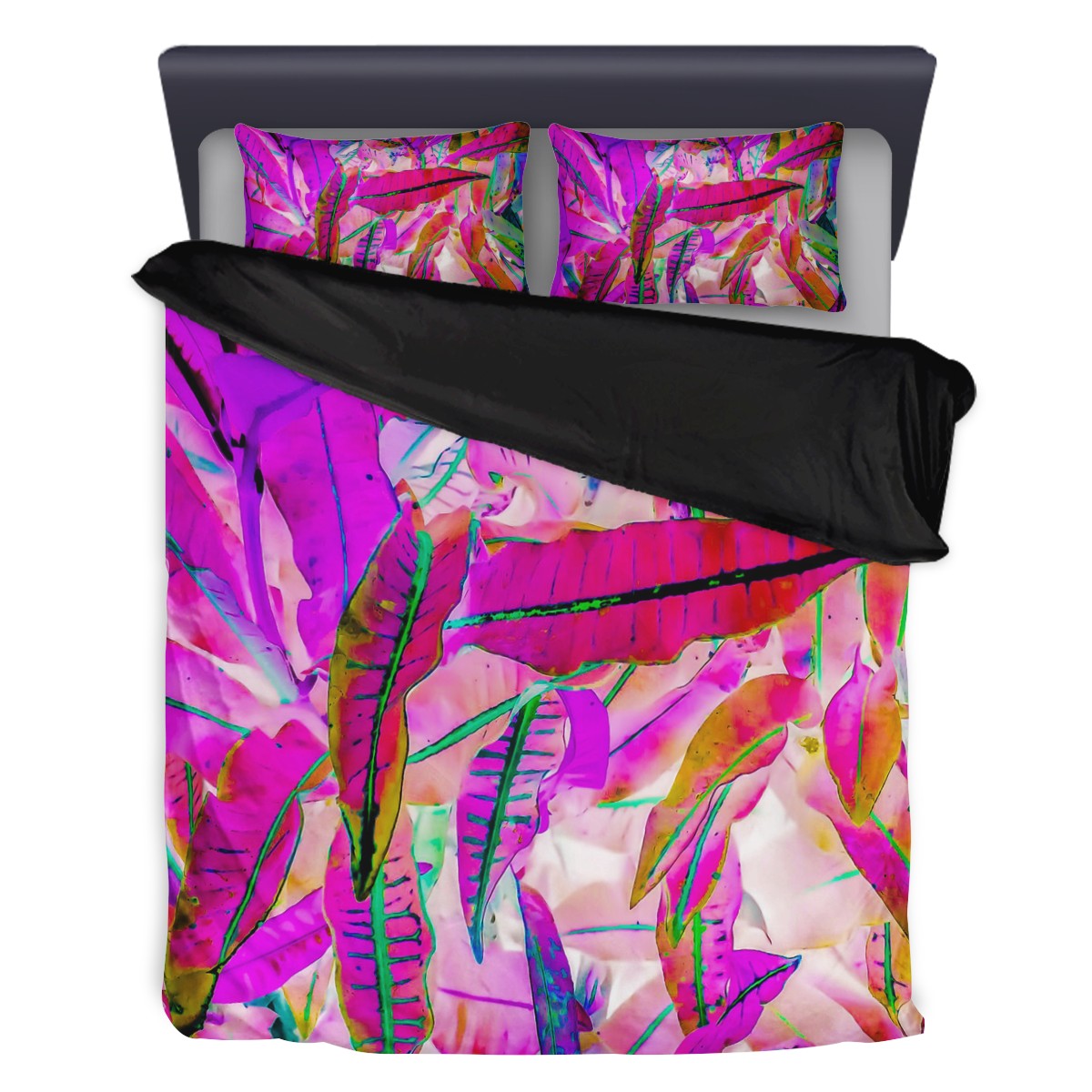 3 Pcs Beddings - Purple Croton - Luxtrini, LLC