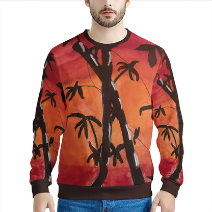 Bamboo at Sunset Men's Sweatshirt