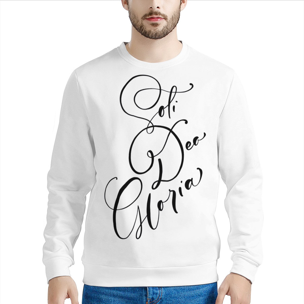 soli Deo gloria Men's Sweatshirt