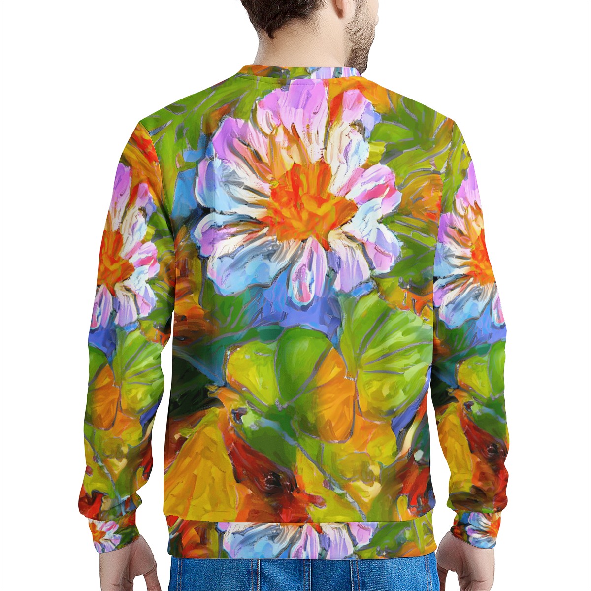 Petunia Flower Men's Sweatshirt