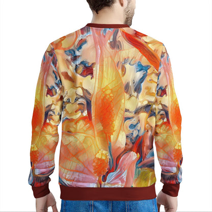 Golden Peace Lily Men's Sweatshirt