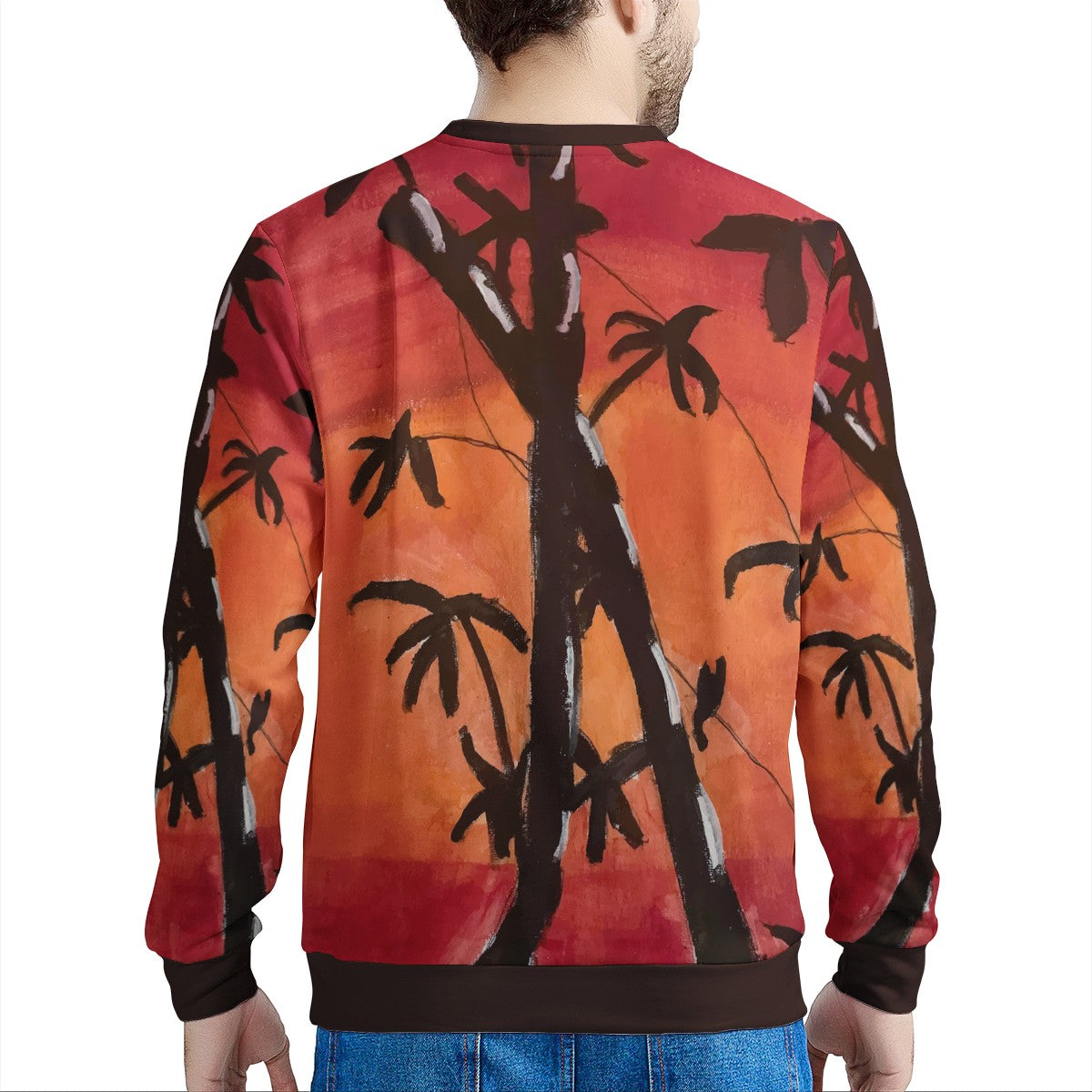 Bamboo at Sunset Men's Sweatshirt