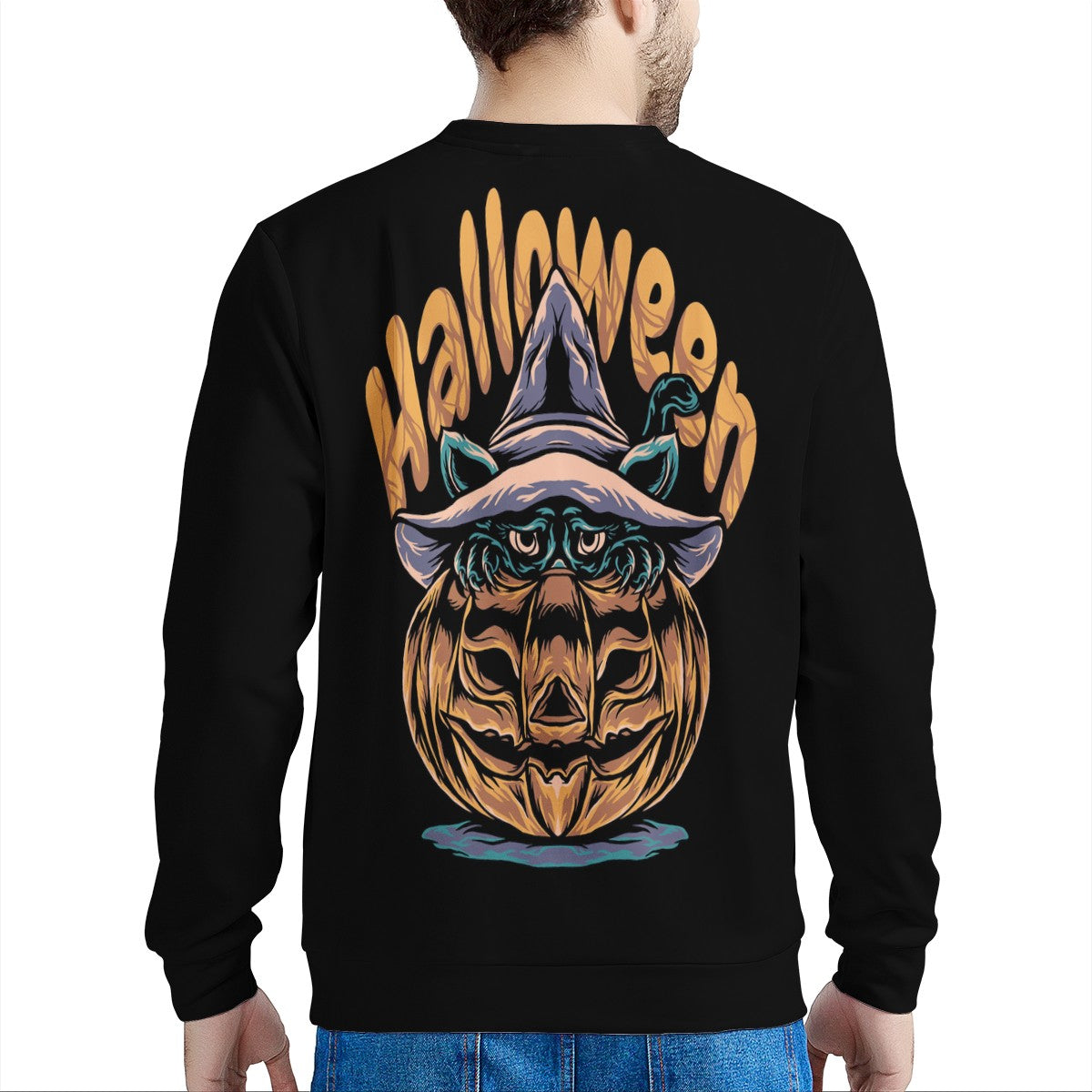 Halloween 2022 Men's All Over Print Sweatshirt - Luxtrini, LLC