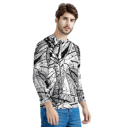 Black and White Croton Men's Sweatshirt