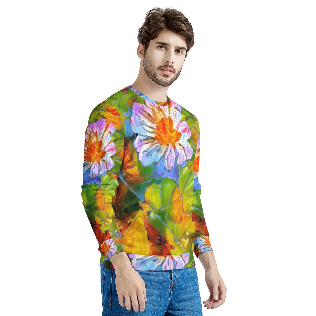 Petunia Flower Men's Sweatshirt