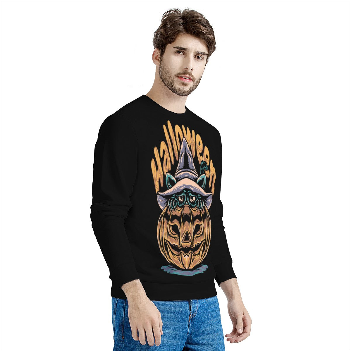 Halloween 2022 Men's All Over Print Sweatshirt - Luxtrini, LLC