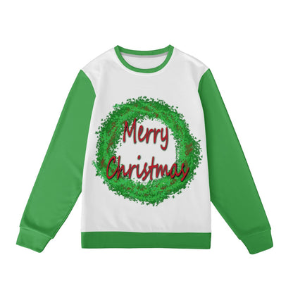 Men's All Over Print Sweater - Merry Christmas - Luxtrini, LLC