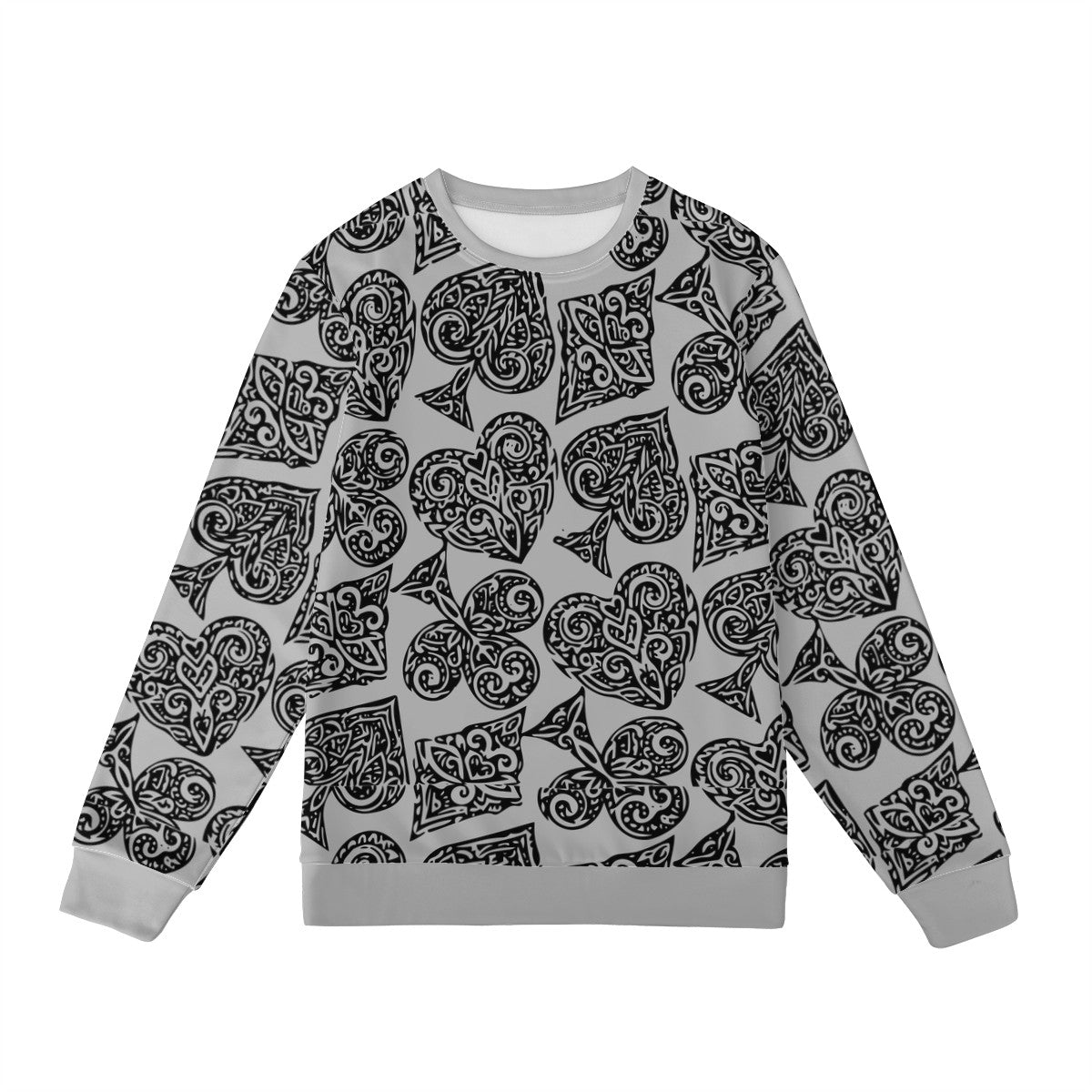 Poker Men's All Over Print Sweater - Luxtrini, LLC