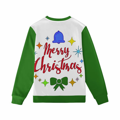 Men's All Over Print Sweater - Merry Christmas - Luxtrini, LLC