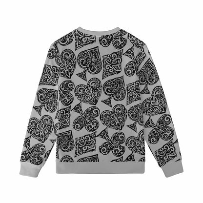 Poker Men's All Over Print Sweater - Luxtrini, LLC