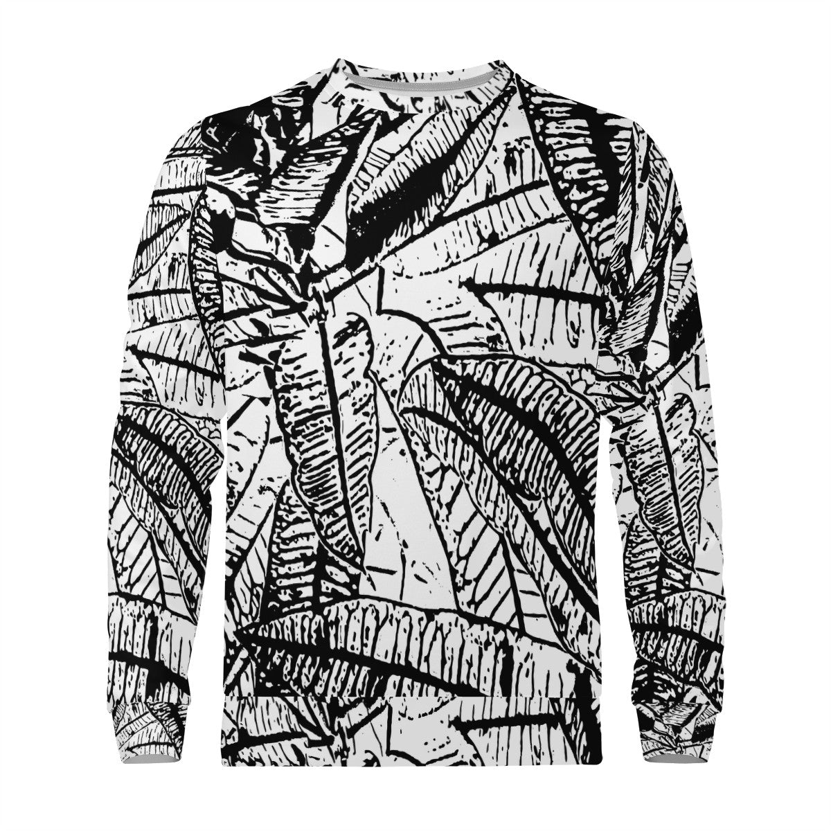 Black and White Croton Men's Sweatshirt