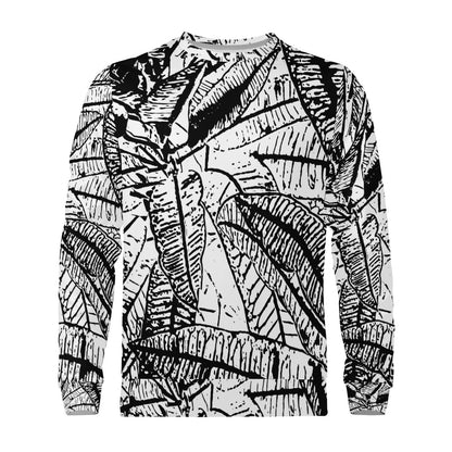 Black and White Croton Men's Sweatshirt