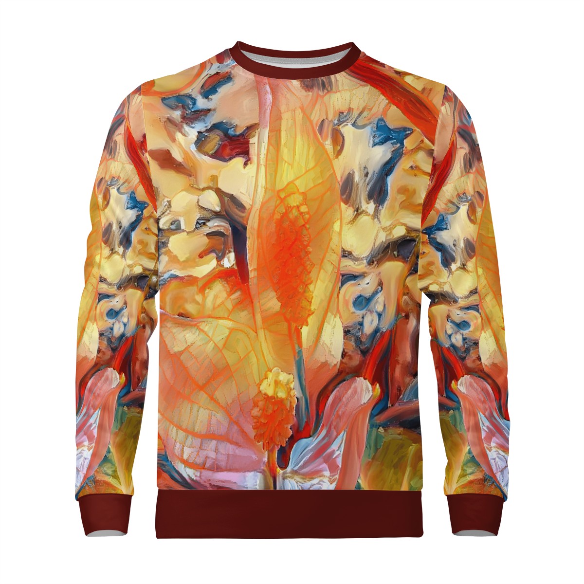 Golden Peace Lily Men's Sweatshirt