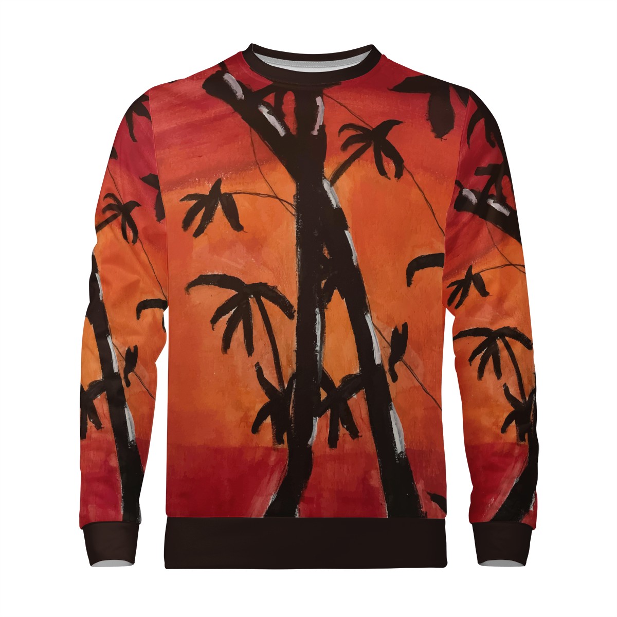 Bamboo at Sunset Men's Sweatshirt