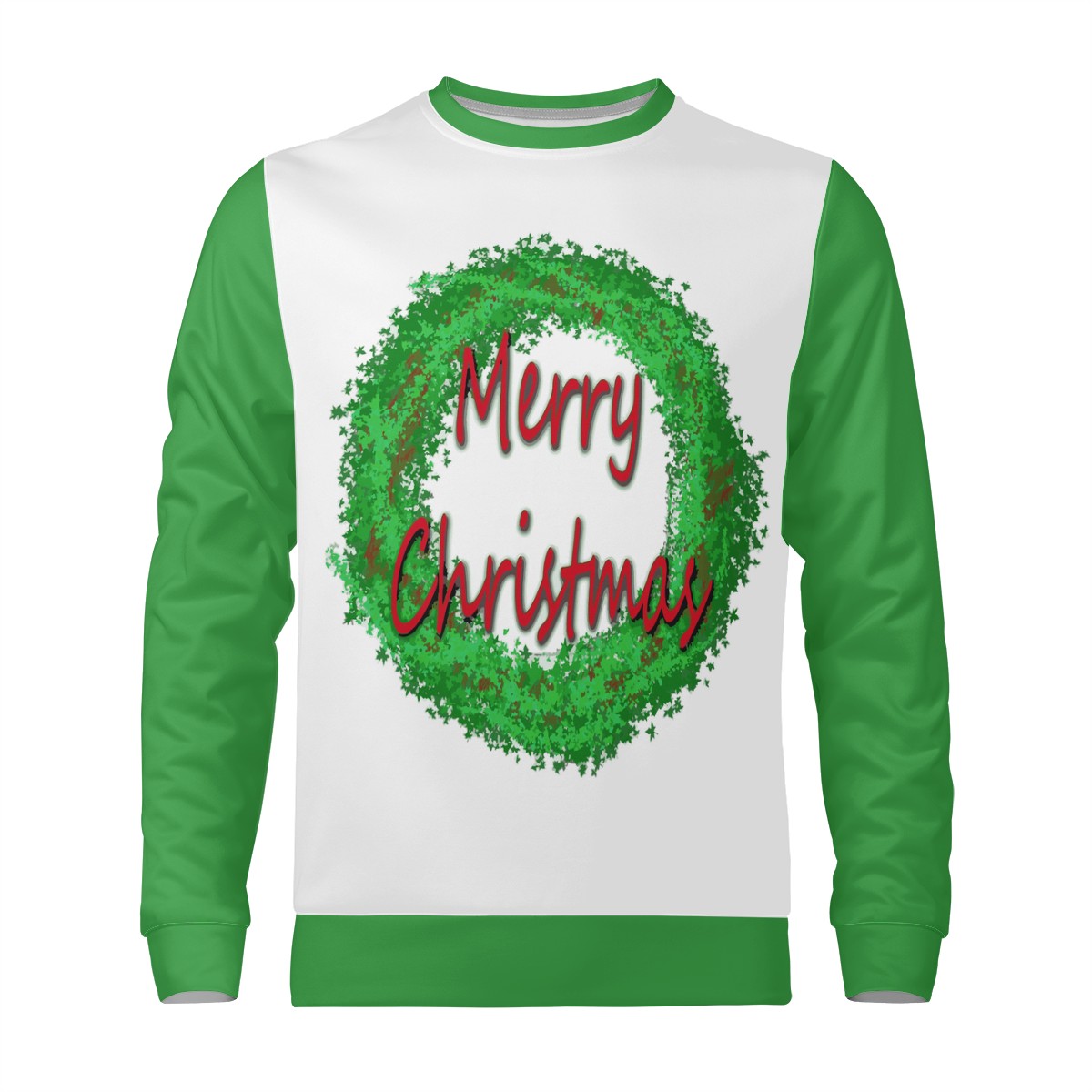 Men's All Over Print Sweater - Merry Christmas - Luxtrini, LLC