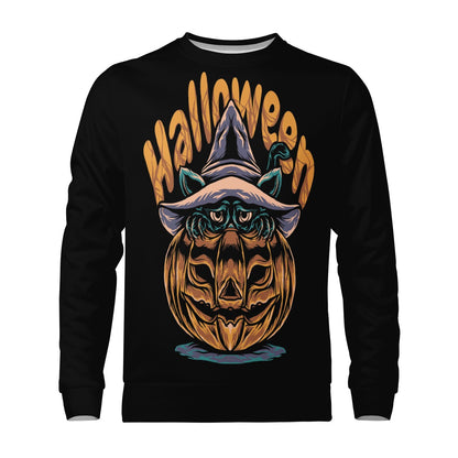 Halloween 2022 Men's All Over Print Sweatshirt - Luxtrini, LLC