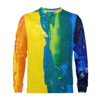 Rainbow Painting Men's Sweatshirt