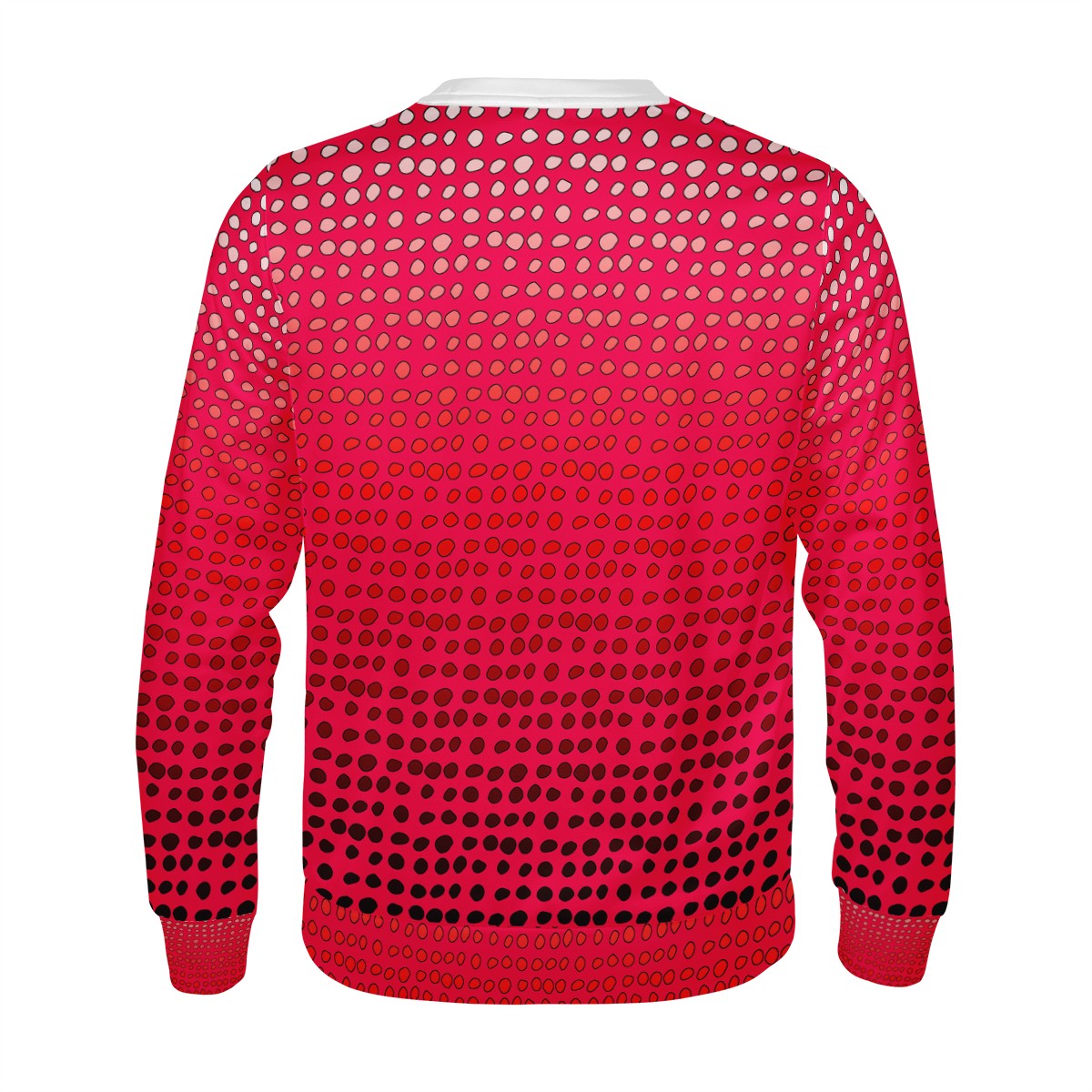 African | Ethnic | Mudcloth | #7 Red Gradient Men's Sweatshirt