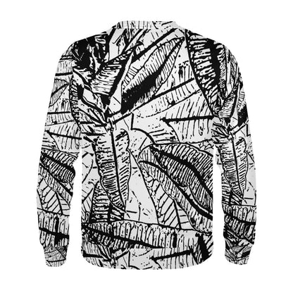 Black and White Croton Men's Sweatshirt