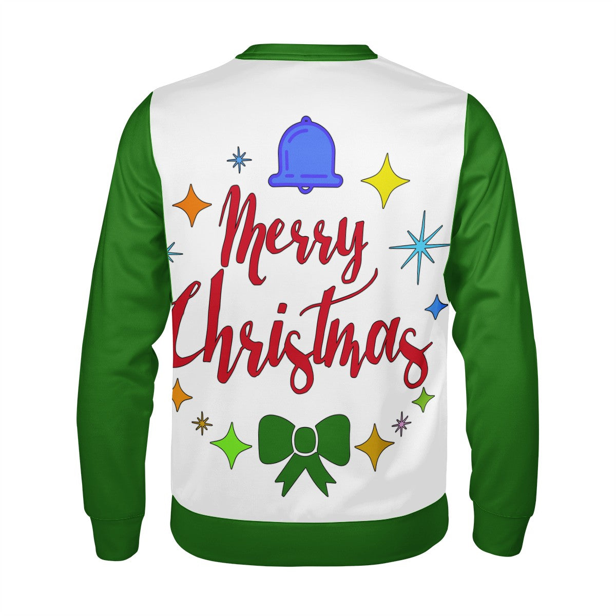 Men's All Over Print Sweater - Merry Christmas - Luxtrini, LLC