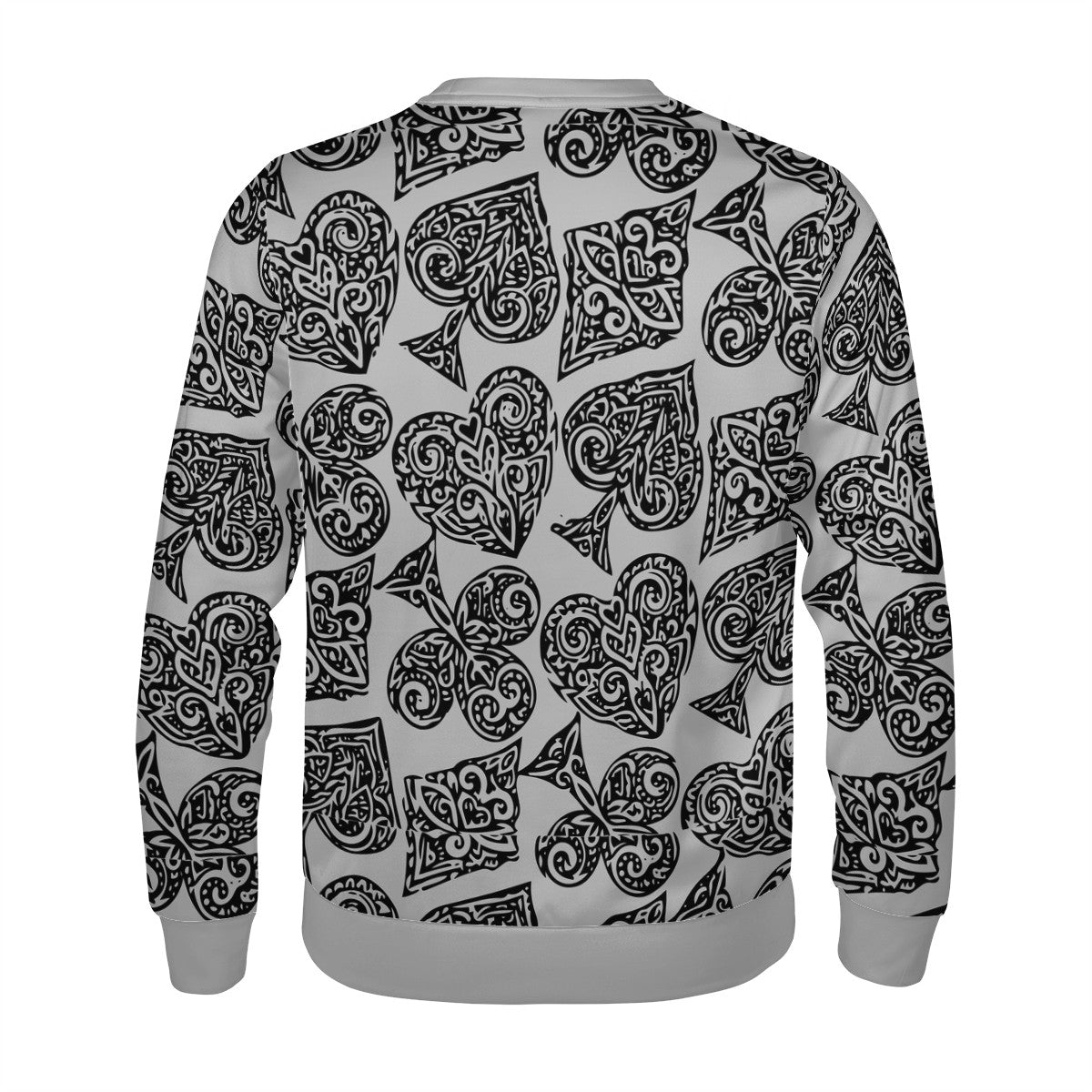 Poker Men's All Over Print Sweater - Luxtrini, LLC