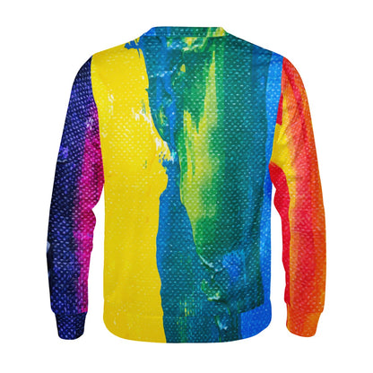 Rainbow Painting Men's Sweatshirt