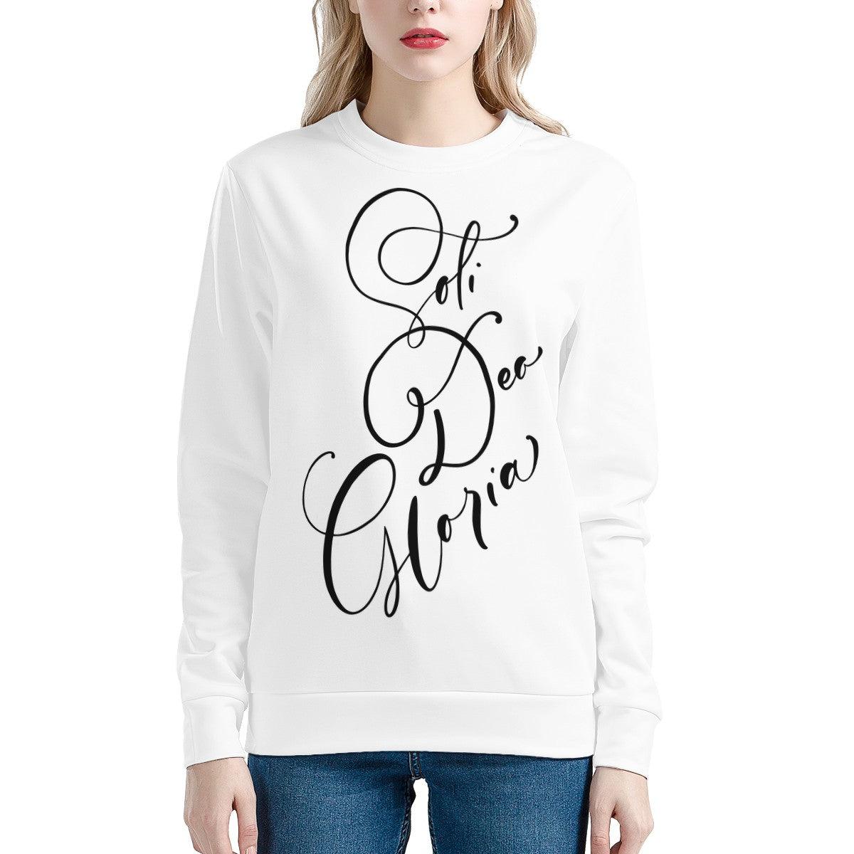 soli Deo gloria Women's Sweatshirt