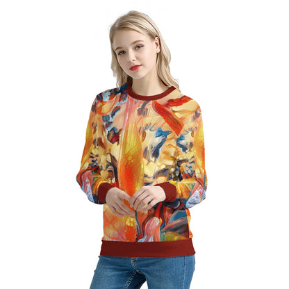 Golden Peace Lily Women's Sweatshirt