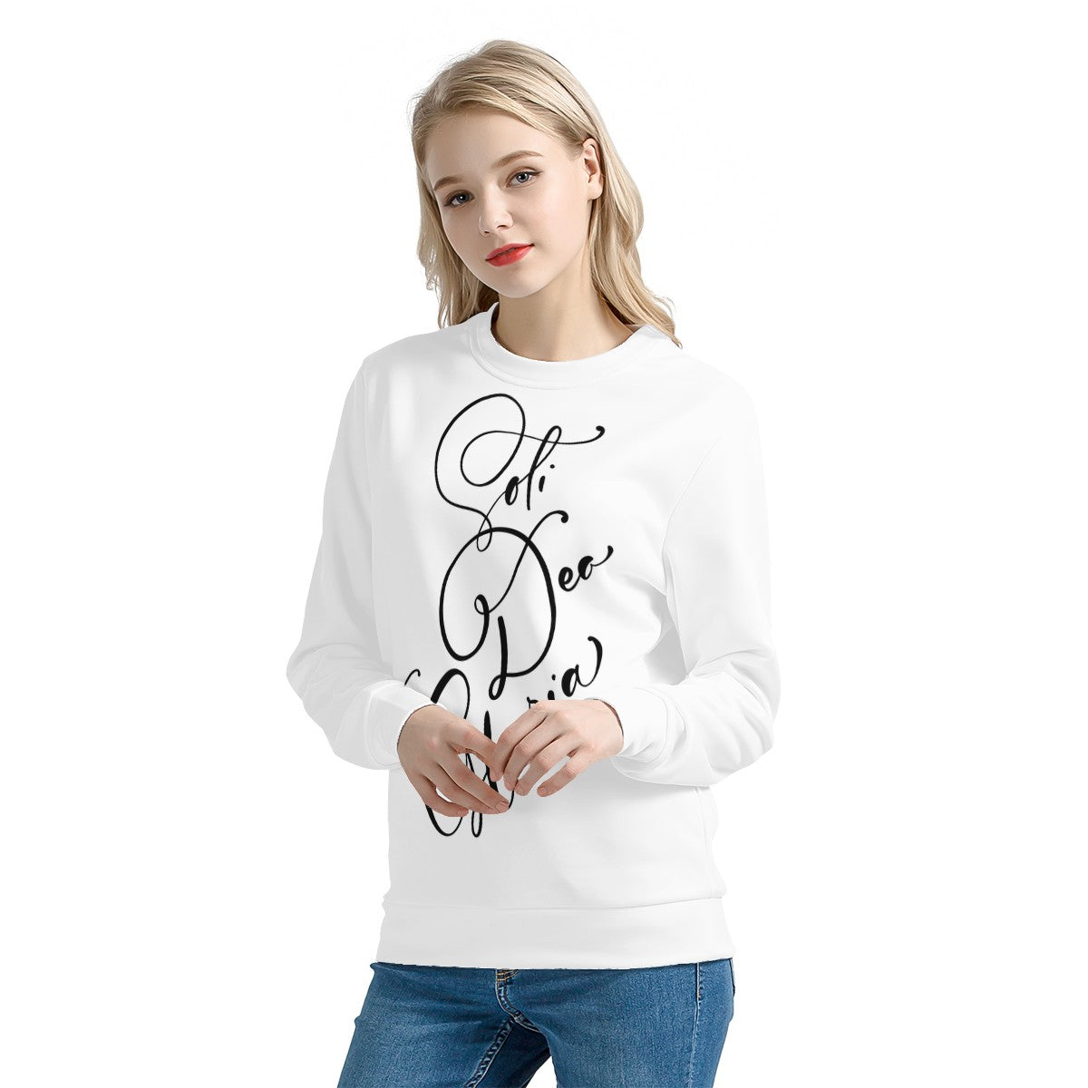 soli Deo gloria Women's Sweatshirt