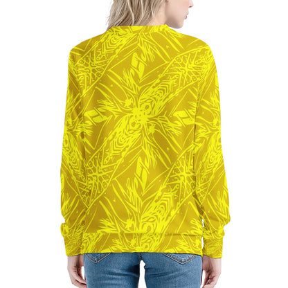 Yellow Fern Women's Sweatshirt