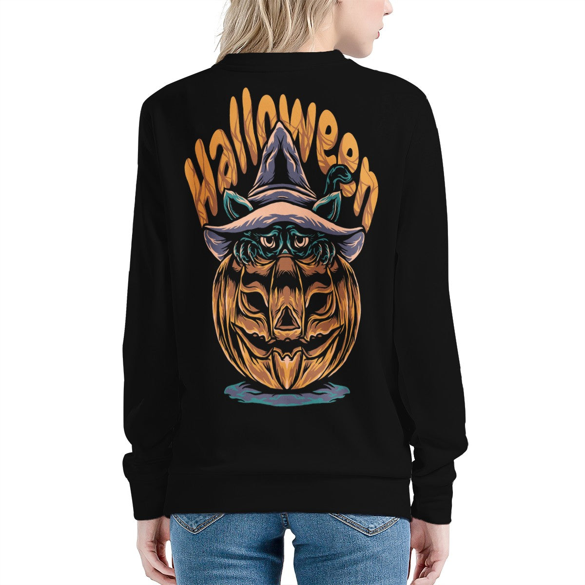 Halloween 2022 Women's All Over Print Sweatshirt - Luxtrini, LLC