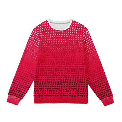 African | Ethnic | Mudcloth | #7 Red Gradient Women's Sweatshirt