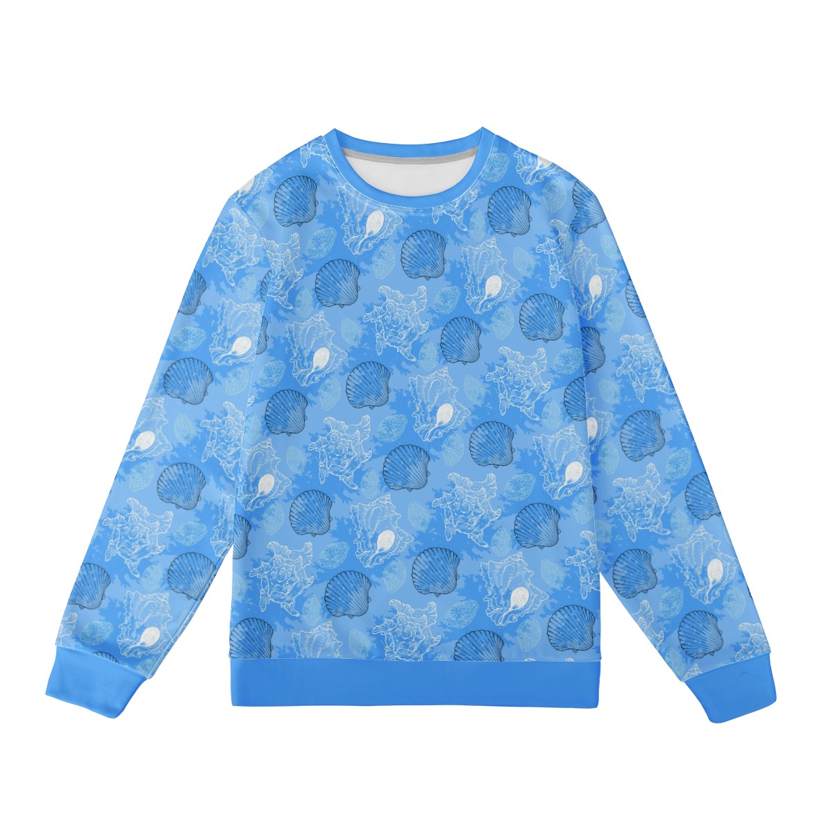 Blue Seashell Ocean Women's Sweatshirt