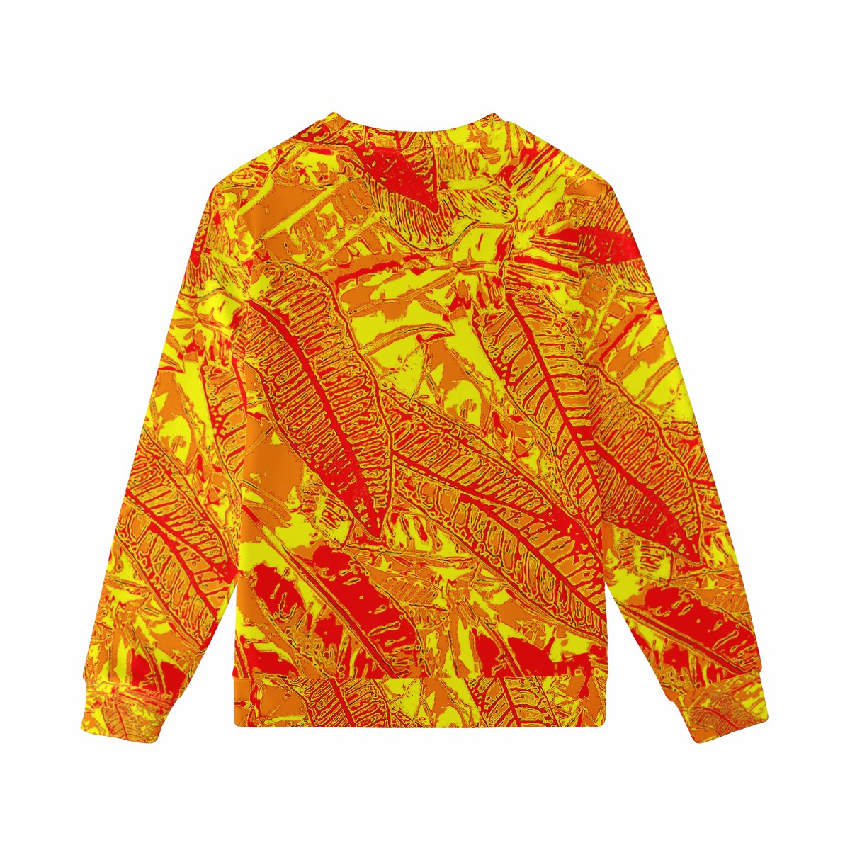 Vibrant Orange Croton Women's Sweatshirt