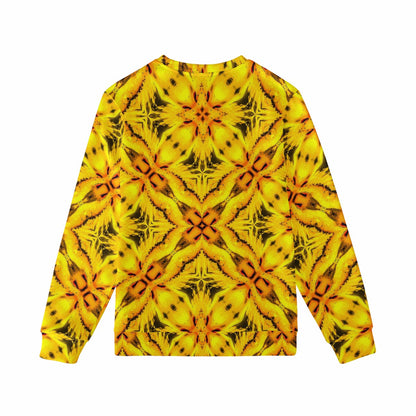 African Ethnic Yellow Toghu: Cameroon Women's Sweatshirt