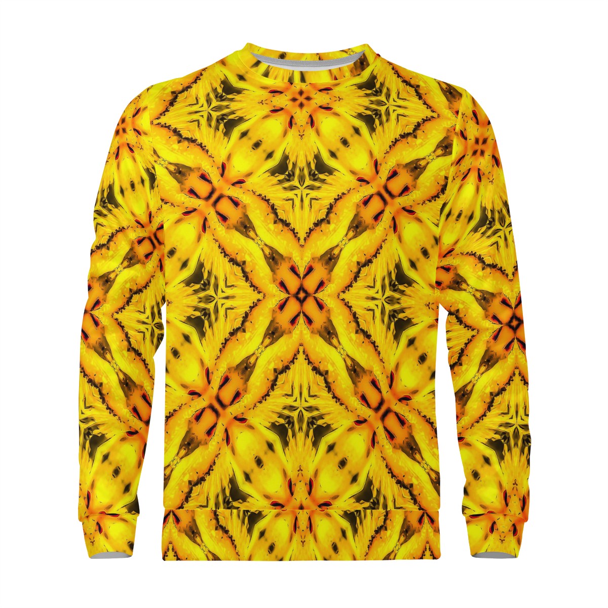 African Ethnic Yellow Toghu: Cameroon Women's Sweatshirt