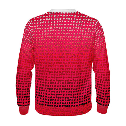 African | Ethnic | Mudcloth | #7 Red Gradient Women's Sweatshirt