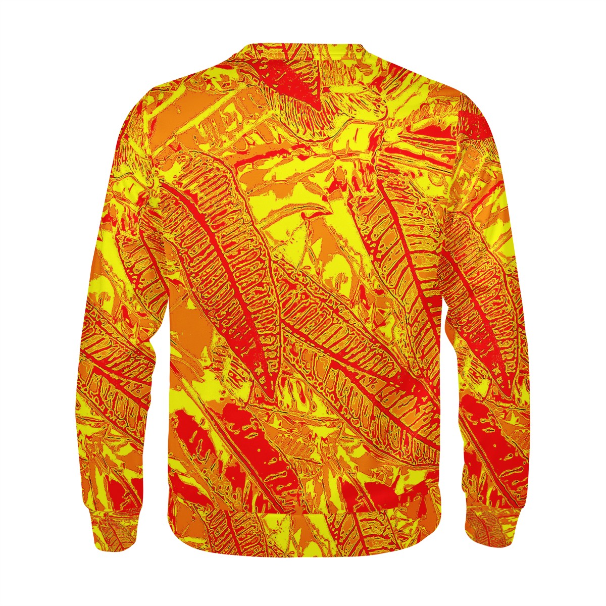 Vibrant Orange Croton Women's Sweatshirt