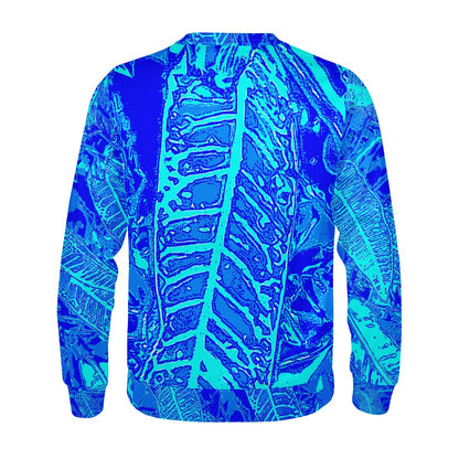 Vibrant Blue Croton Women's Sweatshirt