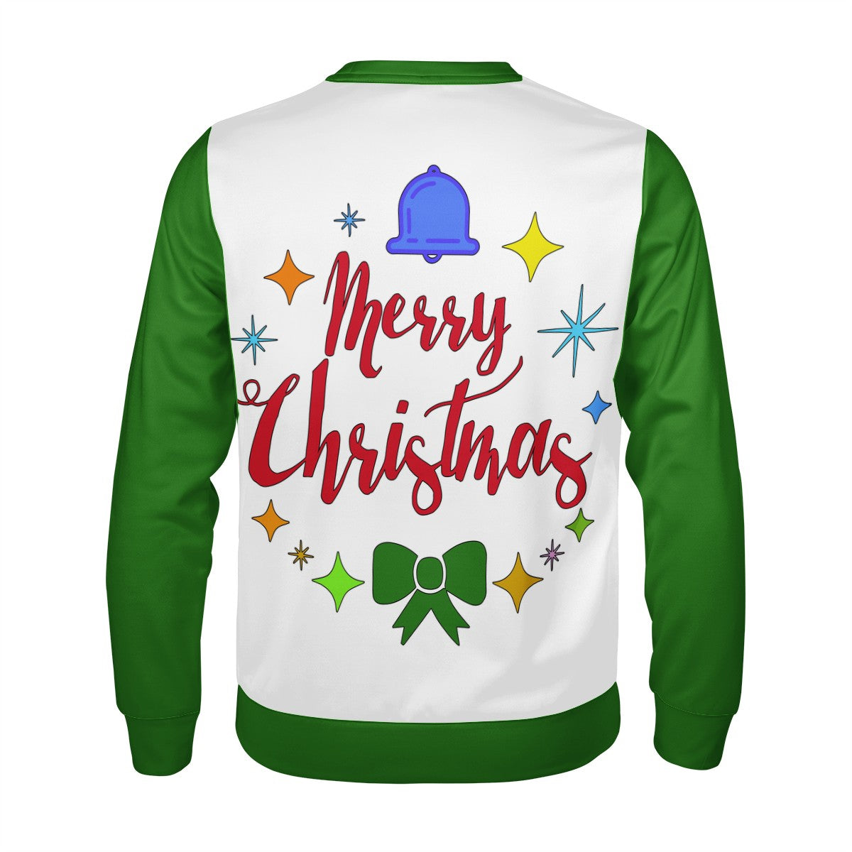 Women's All Over Print Sweater - Merry Christmas - Luxtrini, LLC