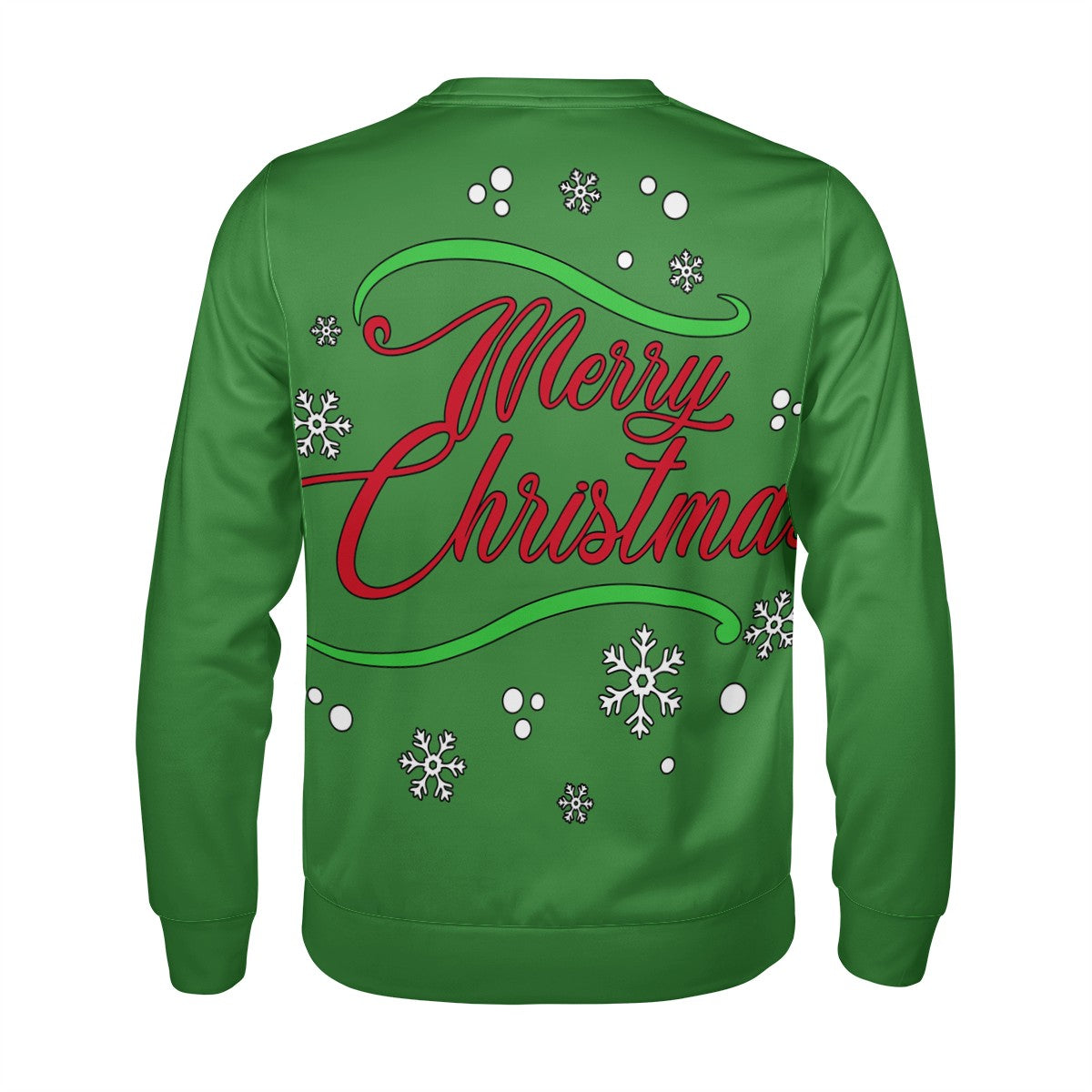 Women's All Over Print Sweater - Merry Christmas - Luxtrini, LLC