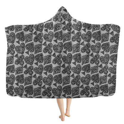 Poker Hooded Blanket - Luxtrini, LLC