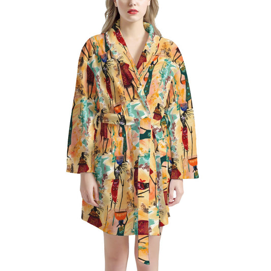 Tribal Women's Bathrobe