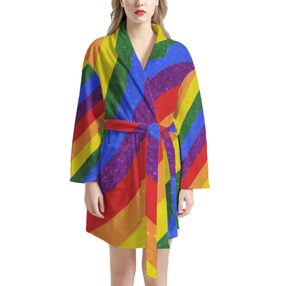 LGBT Pride Women's Bathrobe