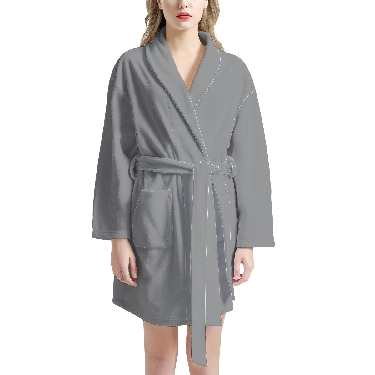 Gray Women's Bathrobe