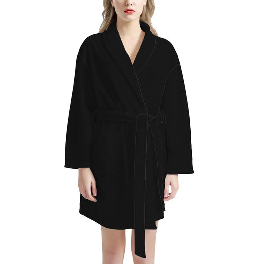 Black Women's Bathrobe